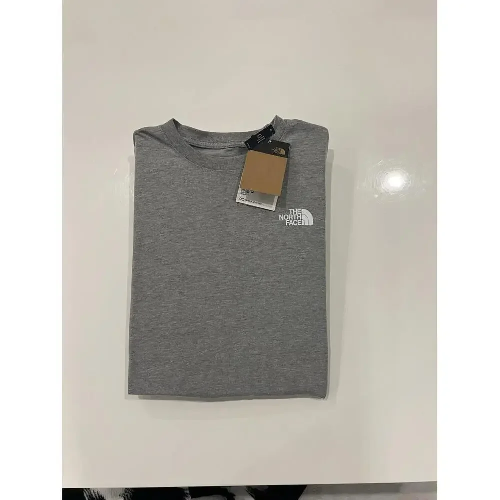 The North Face Evolution Box Never Stop Exploring T-Shirt Size Medium Gray